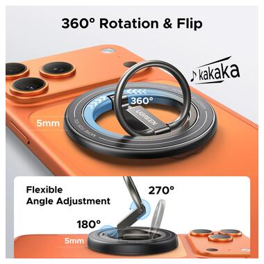 Держатель UGREEN LP945 Magnetic Phone Ring Holder (UGR-65819) фото №5