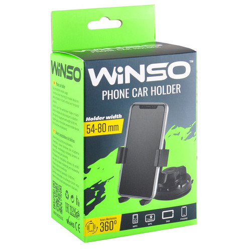 Автоутримувач мобільного телефону Winso 54-80мм (201170) фото №1