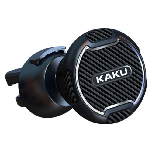 Автомобільний магнітний тримач Kaku KSC-424A для телефону на вентиляційні ґрати - Black фото №1