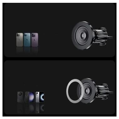 Универсальный автодержатель Essager Berlin magnetic car mount outlet model (EZJCFK-BL01-Z) фото №8