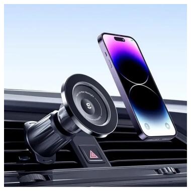 Универсальный автодержатель Essager Berlin magnetic car mount outlet model (EZJCFK-BL01-Z) фото №6
