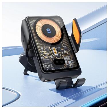 Универсальный автодержатель Essager Junyi 15W Wireless Phone Holder for Car (Air Outlet Type) (EZJWX-JY01-Z) фото №4