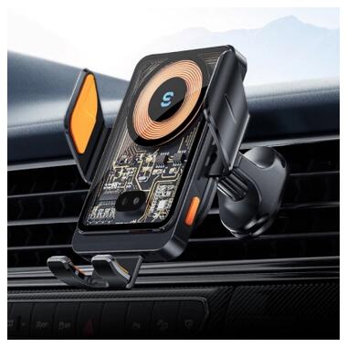 Универсальный автодержатель Essager Junyi 15W Wireless Phone Holder for Car (Air Outlet Type) (EZJWX-JY01-Z) фото №3