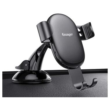 Универсальный автодержатель Essager MoJack Gravity Car Phone Holder (osculum type) Black (EZJXP-MJ01) фото №2