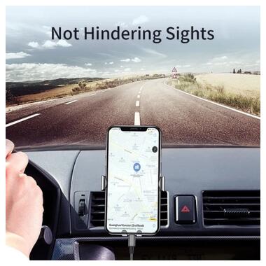 Универсальный автодержатель Essager MoJack Gravity Car Phone Holder (osculum type) Black (EZJXP-MJ01) фото №5