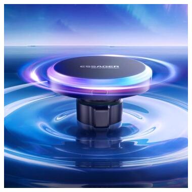 Универсальный автодержатель Essager Neon magnetic wireless charger car bracket beak hook+paste (EZJCX-NH01-Z) фото №8