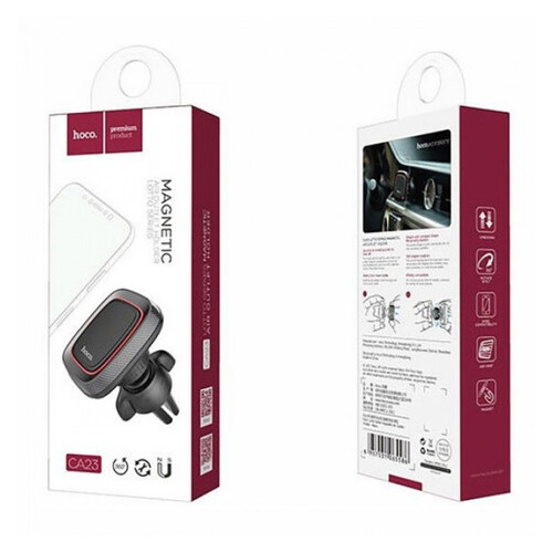 Автомобільний тримач Hoco CA23 Lotto series magnetic air outlet holder на дефлектор фото №7