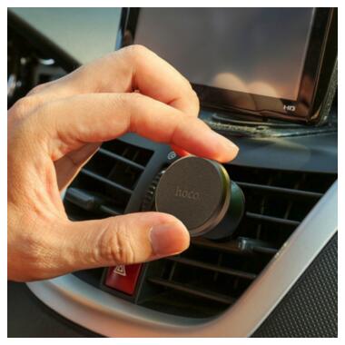
Автомобільний магнітний тримач 360 в повітропровід для телефону в машину HOCO CA81, Чорний (49009) фото №5