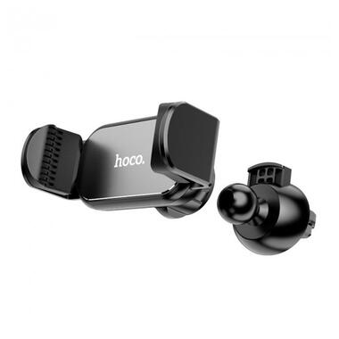 Тримач HOCO CA108 Pilot auto clamp Air outlet Car holder |60-81mm| чорний фото №4