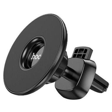 Автотримач Hoco CA112 Excelle air outlet ring magnetic Black фото №1