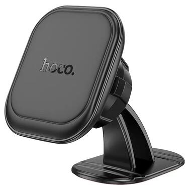 Автоутримувач Hoco H30 Brilliant magnetic (center console) Black фото №1