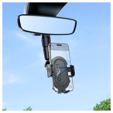 Автодержатель для телефона HOCO H88 Rally ultra-thin car holder(rear view mirror) (6942007662611) фото №7