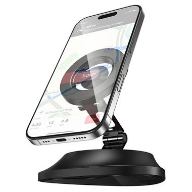Автодержатель для телефона HOCO H90 Tower folding ring magnetic car holder(dashboard) (6942007662635) фото №4