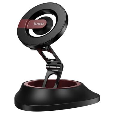 Автодержатель для телефона HOCO H90 Tower folding ring magnetic car holder(dashboard) (6942007662635) фото №1