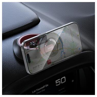 Автодержатель для телефона HOCO H90 Tower folding ring magnetic car holder(dashboard) (6942007662635) фото №7