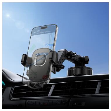 Автомобильный держатель для телефона HOCO H89 Crown large suction cup car holder(center console) (6942007662628) фото №7