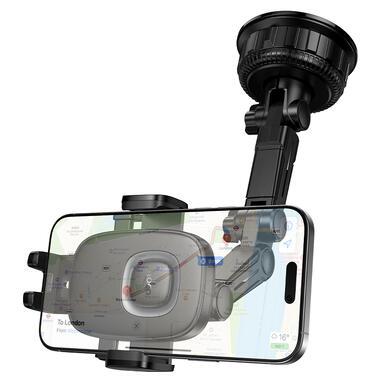 Автомобильный держатель для телефона HOCO H89 Crown large suction cup car holder(center console) (6942007662628) фото №4