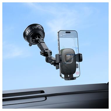 Автомобильный держатель для телефона HOCO H89 Crown large suction cup car holder(center console) (6942007662628) фото №8