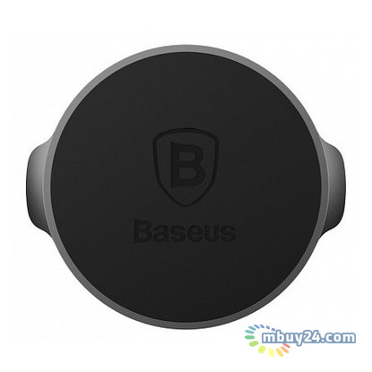 Автоутримувач для смартфона Baseus Small ears series Magnetic suction bracket (Flat type) Black (SUER-C01) фото №1