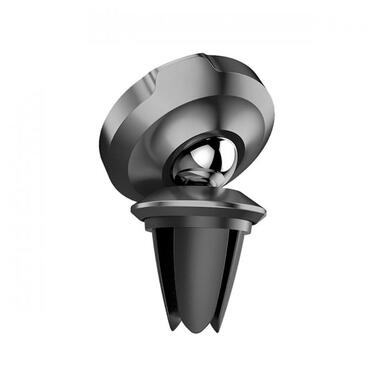 Тримач для мобільного Baseus Small ears series Magnetic suction bracket (Air outlet type) Black (SUER-A01) фото №3