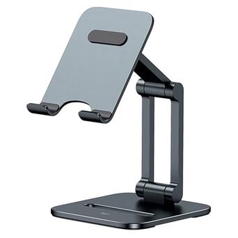 Підставка для телефона Baseus Biaxial Foldable Metal Stand (LUSZ000013) Grey фото №3