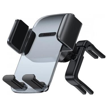 Тримач BASEUS Easy Control Clamp Car Mount Holder (Applicable to Round Air Outlet) чорний (SUYK000201) фото №2