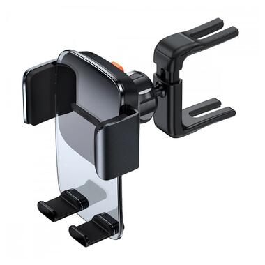 Тримач BASEUS Easy Control Clamp Car Mount Holder (Applicable to Round Air Outlet) чорний (SUYK000201) фото №6