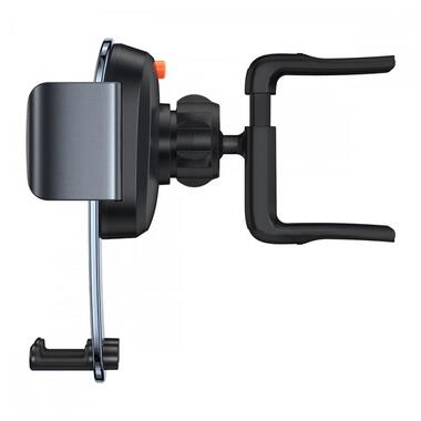 Тримач BASEUS Easy Control Clamp Car Mount Holder (Applicable to Round Air Outlet) чорний (SUYK000201) фото №5