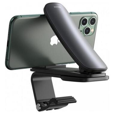 Универсальный автодержатель Baseus Big Mouth Pro Car Mount (applicable to centre console) Black (SUDZ-A01) фото №4