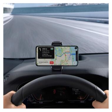 Универсальный автодержатель Baseus Big Mouth Pro Car Mount (applicable to centre console) Black (SUDZ-A01) фото №7