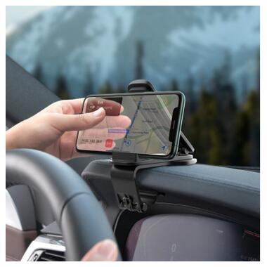 Универсальный автодержатель Baseus Big Mouth Pro Car Mount (applicable to centre console) Black (SUDZ-A01) фото №6