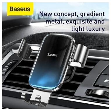 Универсальный автодержатель Baseus Glaze Cravity Car Mount Black (SUYL-LG01) фото №12