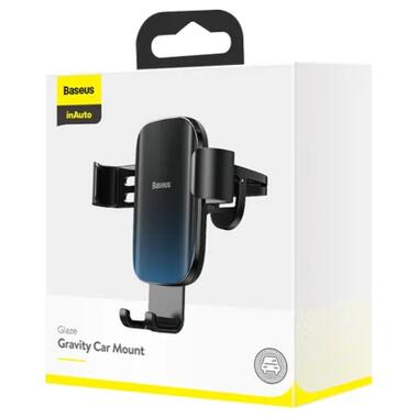 Универсальный автодержатель Baseus Glaze Cravity Car Mount Black (SUYL-LG01) фото №6