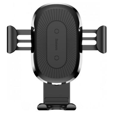 Универсальный автодержатель Baseus Gravity Car Mount Air Outlet Version 10W Black (WXYL-01) фото №2