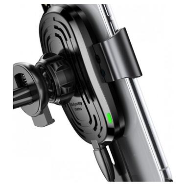 Универсальный автодержатель Baseus Gravity Car Mount Air Outlet Version 10W Black (WXYL-01) фото №5