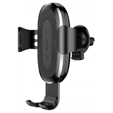 Универсальный автодержатель Baseus Gravity Car Mount Air Outlet Version 10W Black (WXYL-01) фото №4