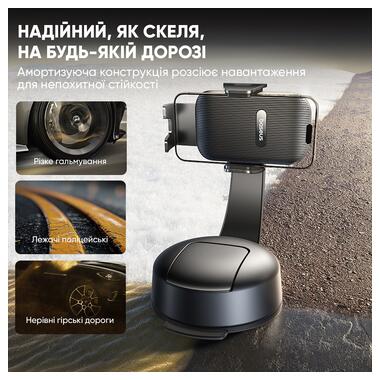 Автодержатель для телефона Baseus PrimeTrip C03 Air Clamping Car Mount (Suction Cup Version Cosmic Black) (C0013C01) фото №7