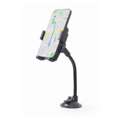 Универсальный автодержатель Gembird 55-80 мм, крепление на стекло (TA-CHW-04) фото №4