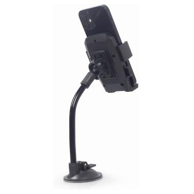 Универсальный автодержатель Gembird 55-80 мм, крепление на стекло (TA-CHW-04) фото №5