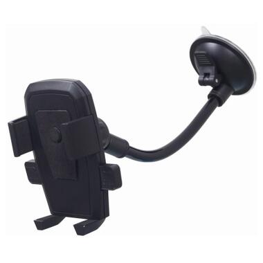 Универсальный автодержатель Gembird 55-80 мм, крепление на стекло (TA-CHW-04) фото №1