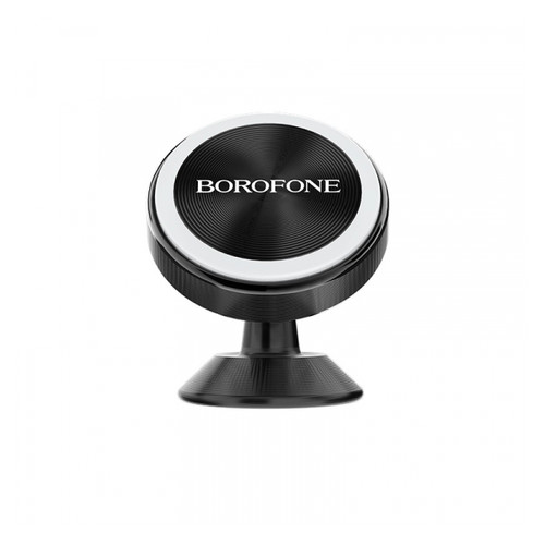 Автодержатель Borofone BH5 Platinum metal magnetic для приладової панелі Black фото №2