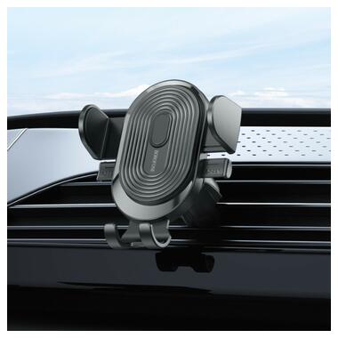 Тримач для мобільного BOROFONE BH84 Experience one-button car holder(air outlet) Black фото №8