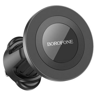 Автоутримувач Borofone BH90 Ring magnetic (air outlet) Black фото №3