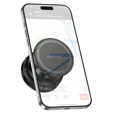 Автодержатель для телефона BOROFONE BH139 Rider vacuum suction cup magnetic holder(universal) (6941991124815) фото №3
