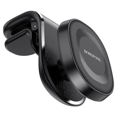 Автодержатель для телефона BOROFONE BH40 Kyle air outlet magnetic car holder Black (6931474740243) фото №1