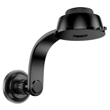 Автодержатель для телефона BOROFONE BH123 Profit magnetic car holder(center console) black metal gray (6941991118715) фото №6
