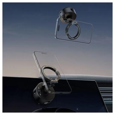 Держатель Ulanzi SK-22 Electric suction cup bracket for mobile phones Black (M096) фото №4