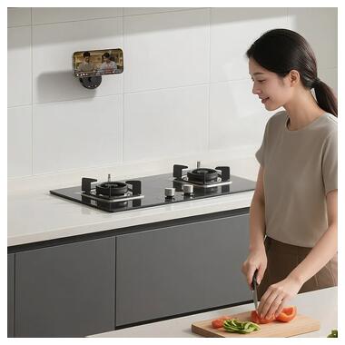 Держатель Ulanzi SK-22 Electric suction cup bracket for mobile phones Black (M096) фото №5