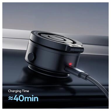 Держатель Ulanzi SK-22 Electric suction cup bracket for mobile phones Black (M096) фото №11