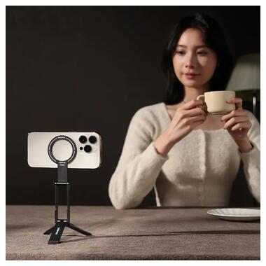 Держатель телефона Ulanzi MA60 Foldable Magnetic Phone Tripod (Red) (S038) фото №7